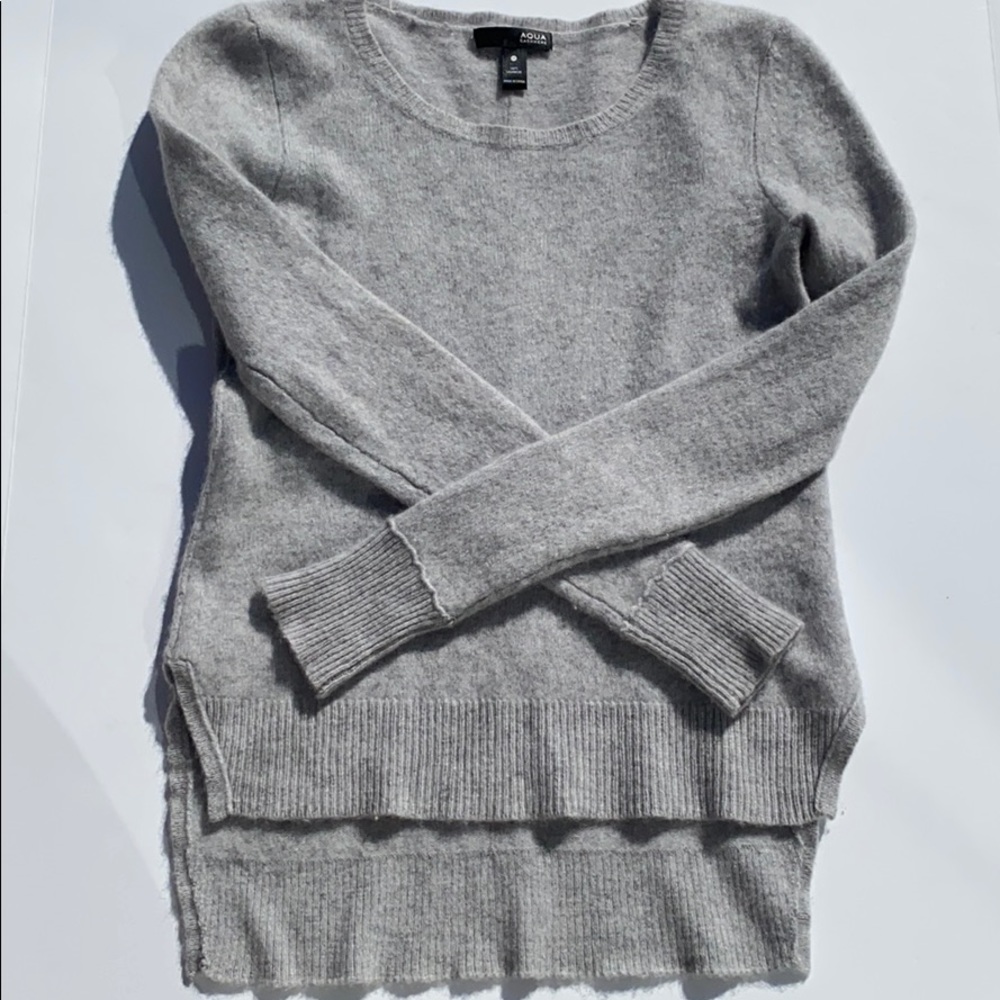 Aqua Cashmere slim fit sweater M